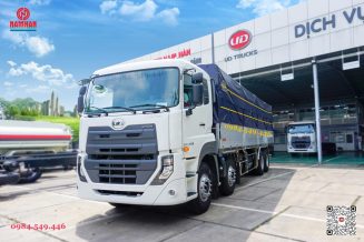 Giá xe tải 4 chân UD Quester CGE 350 thùng mui bạt 8x4 UD Trucks Việt Nam