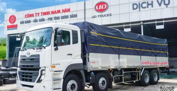 Xe tải 4 chân thùng mui bạt 18 tấn UD Quester CGE 350 UD Trucks Việt Nam